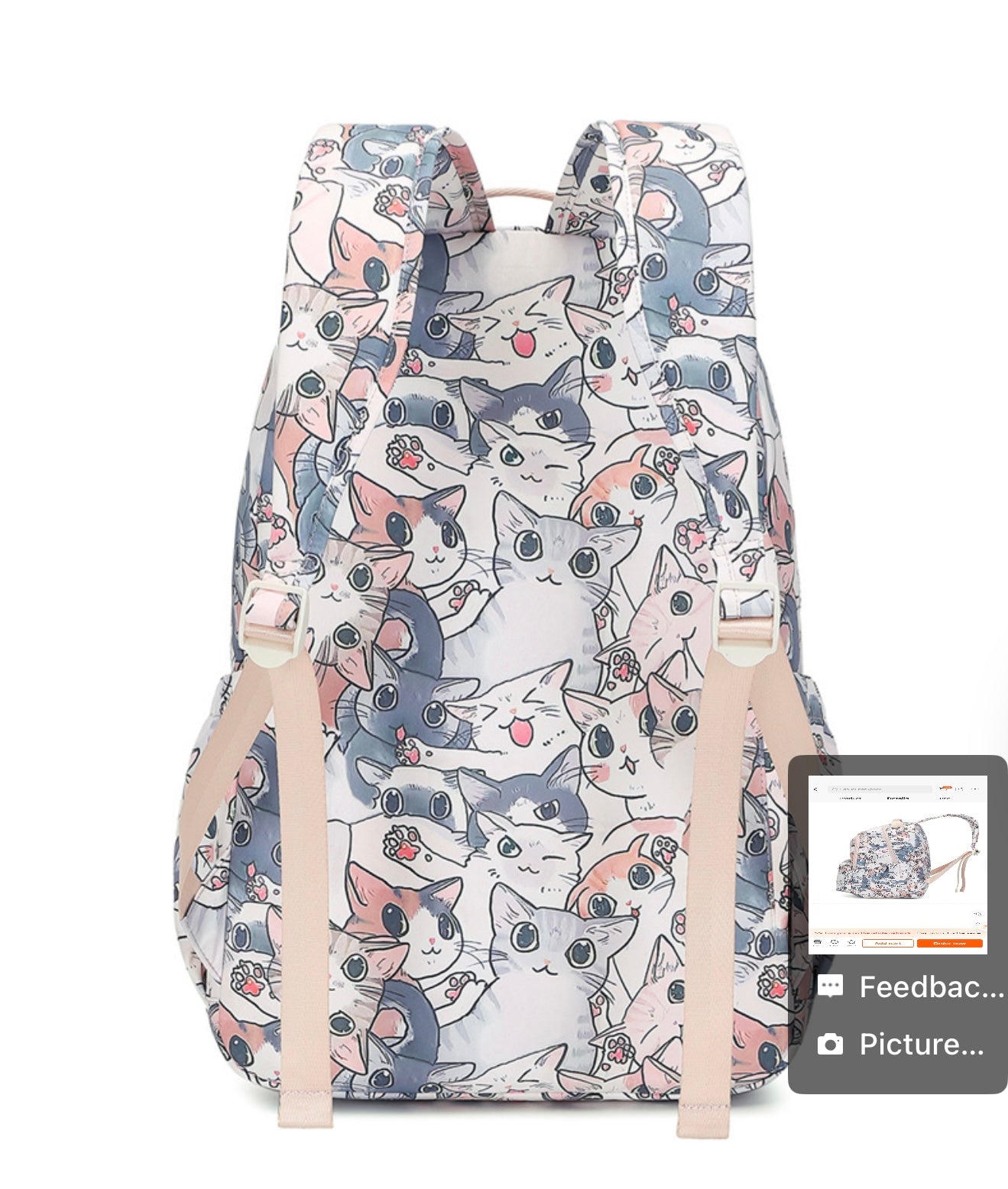 Cute Waterproof Backpack – School & Travel Bag for Girls