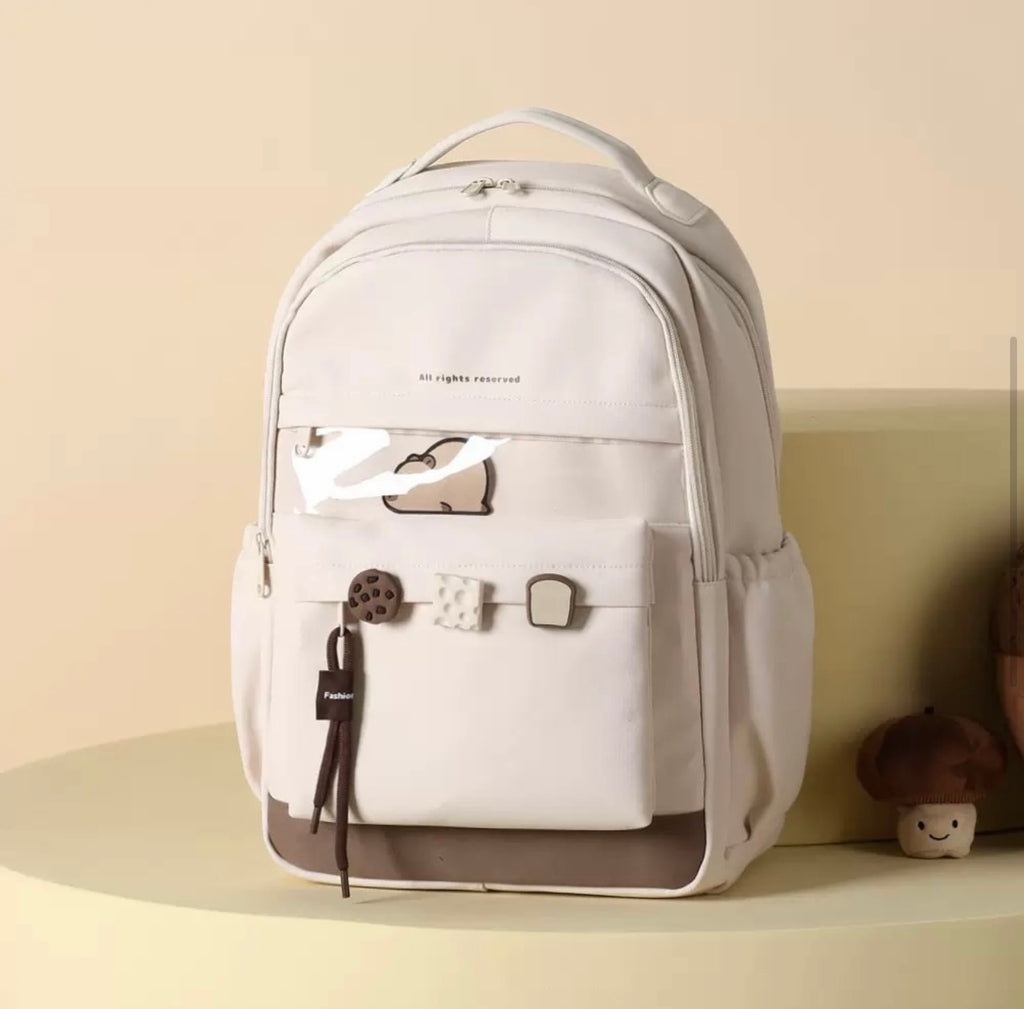 Kawaii Bear Backpack – Waterproof School & Travel Bag for Girls