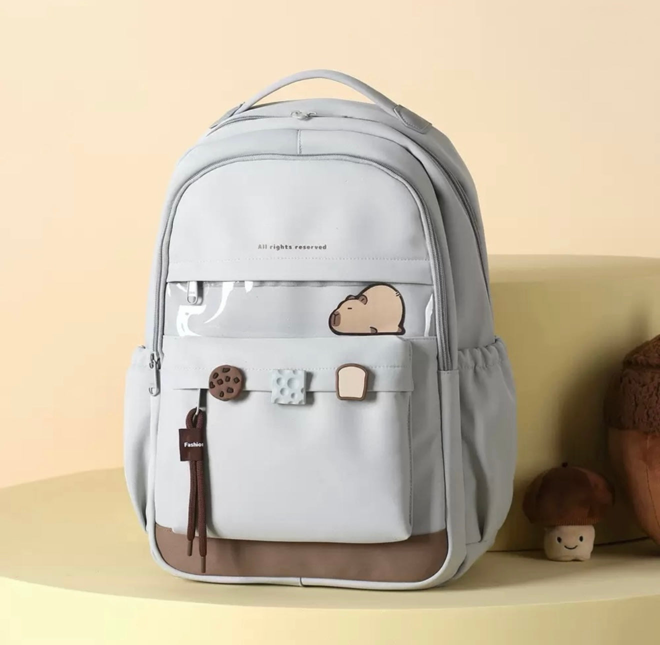Kawaii Bear Backpack – Waterproof School & Travel Bag for Girls