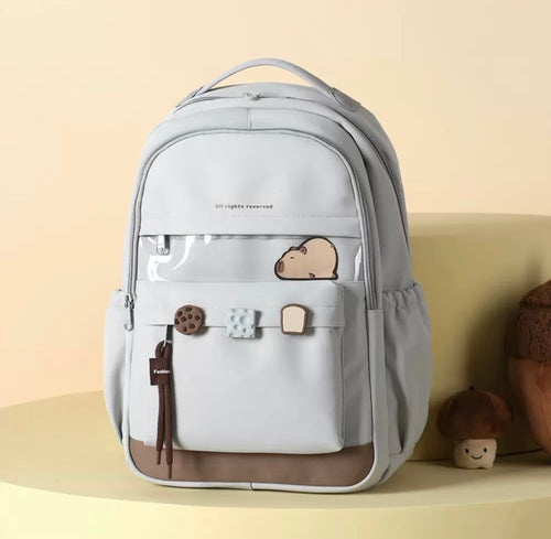 Kawaii Bear Backpack – Waterproof School & Travel Bag for Girls
