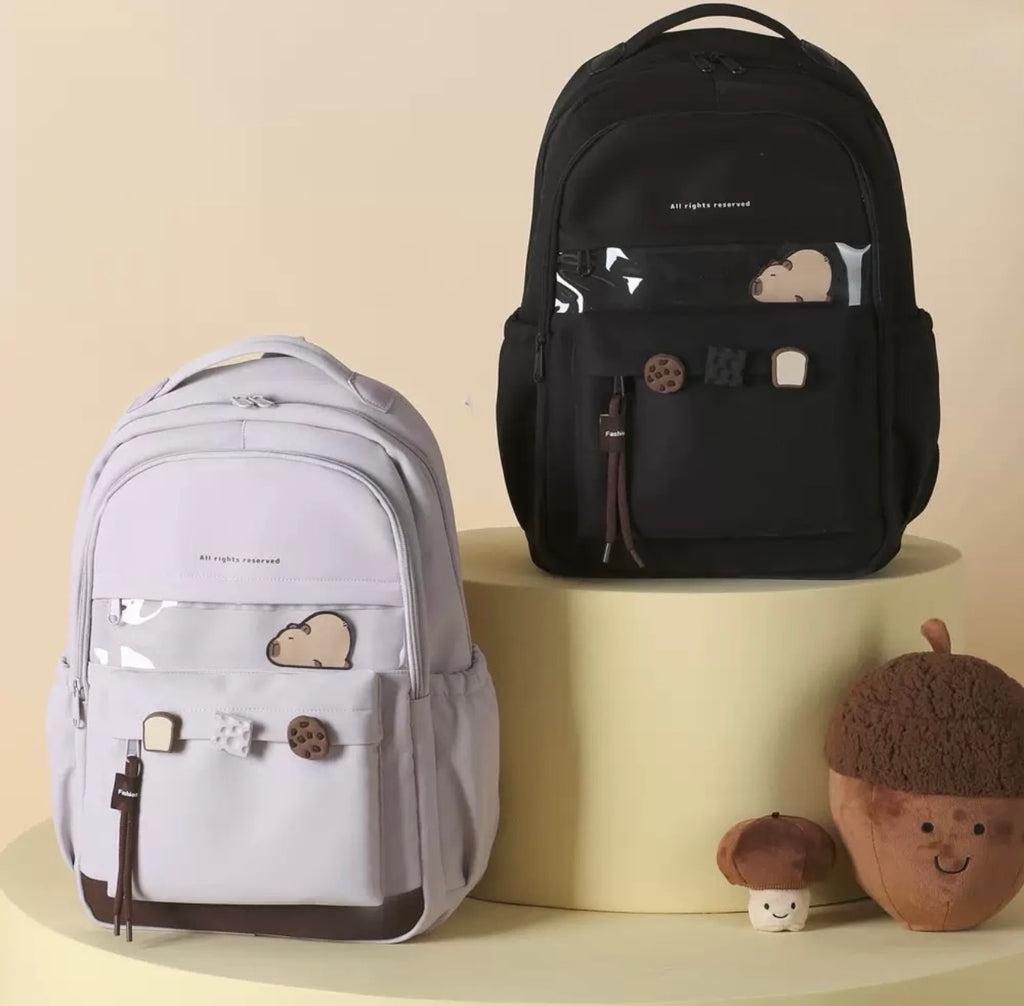 Kawaii Bear Backpack – Waterproof School & Travel Bag for Girls